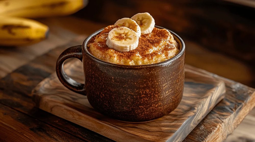 Mug cake de banana